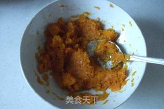 南瓜豆沙吐司的做法步骤:2
