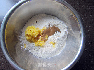 小米麻酱千层酥饼的做法步骤:2
