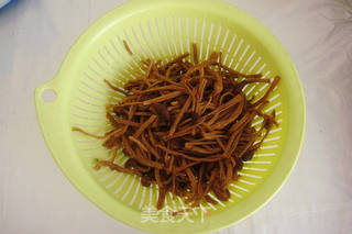 豉香茶树菇炒回锅肉的做法步骤:8