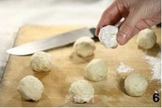 丑怪小石头(简易圆面包)的做法步骤:6