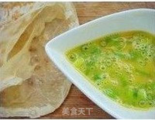 葱花蛋酥饼(印度飞饼版)的做法步骤:5