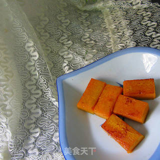 煎黄金---油煎南瓜哦的做法步骤:6