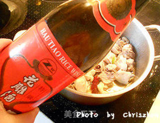 【花雕酒三杯鸡】浙江三杯鸡的做法步骤:6