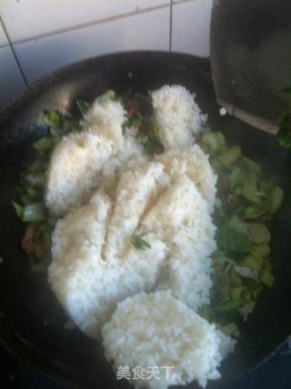 炒菜饭的做法步骤:11