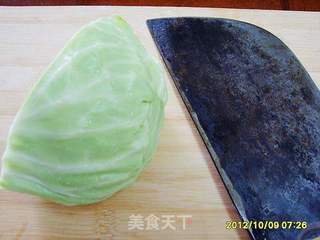 圆白菜水饺的做法步骤:6
