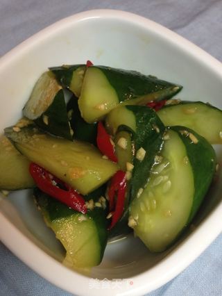 涼拌蒜辣黃瓜【傳統的家常涼拌】新鮮嚐的做法步骤:9