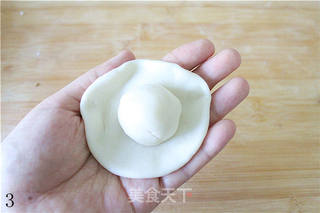 【翻毛栗蓉酥】一口一口酥掉渣的雪白栗子酥的做法步骤:3
