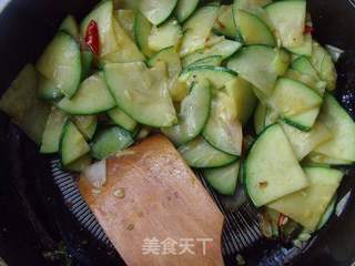 辣炒倭瓜片的做法步骤:5