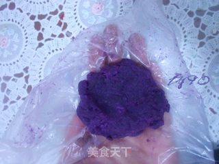 蜜豆馅茶巾绞的做法步骤:6
