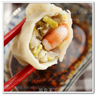 好吃不过饺子----韭黄虾仁蒸饺的做法步骤:9
