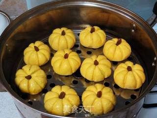 【造型南瓜饼】的做法步骤:12