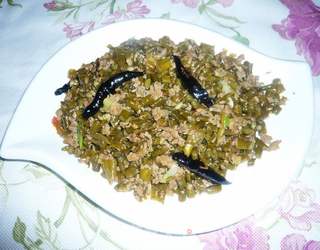 肉末酸豆角的做法步骤:8