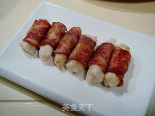 培根煎鱼柳的做法步骤：9