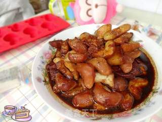 菱角炖肉的做法步骤:8