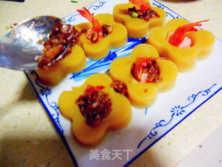 凤尾虾仁豆腐的做法步骤:16