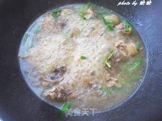 鸡汤米线的做法步骤:6