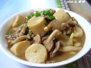 平菇豆腐烧肉的做法步骤:12