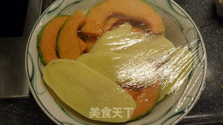 南瓜豆腐素丸子两吃的做法步骤:2