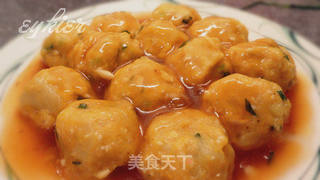 南瓜豆腐素丸子两吃的做法步骤:10
