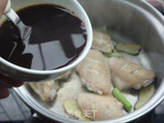 【金格勒酱】试用五:酱烧鸡翅的做法步骤:7