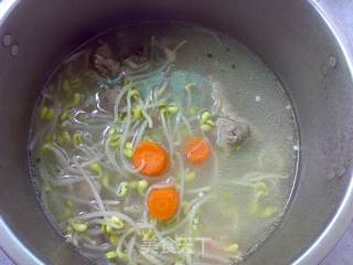 黄豆芽大骨汤的做法步骤:8