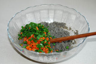 黑豆渣蔬菜饼的做法步骤:3