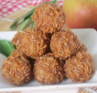 让零食变正餐##【苹果丸子】的做法步骤:12