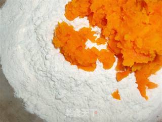 紫薯南瓜馒头的做法步骤:6