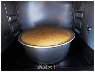 简单成就8寸戚风蛋糕的做法步骤:12