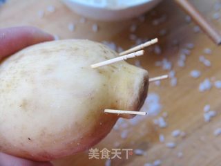 秋季藕正香——果味糯米藕的做法步骤:6