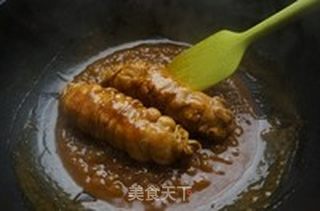 咖喱鸡腿卷的做法步骤:8