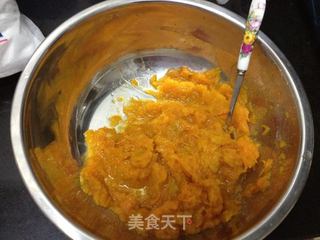 南瓜黑芝麻汤圆的做法步骤:3