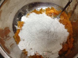 南瓜黑芝麻汤圆的做法步骤:4