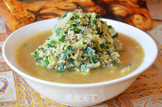 品出大海味道的虾酱白菜汆鸡蛋的做法步骤:9