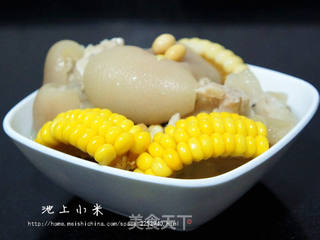 【玉米黄豆蹄花汤】的做法步骤:9