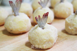 土豆泥鲜虾球的做法步骤:5