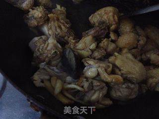 板栗烧鸡的做法步骤:6