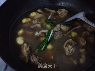 板栗烧鸡的做法步骤:8
