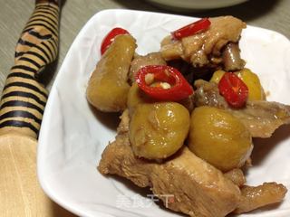 板栗烧鸡的做法步骤:12