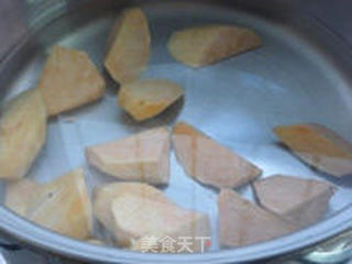 红薯面疙瘩的做法步骤:3