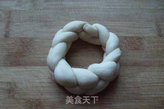杏仁花环面包的做法步骤:11