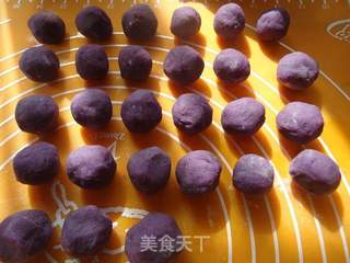 紫薯糯米糍的做法步骤:5