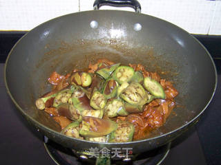 【茄子烧牛肉】的做法步骤：8