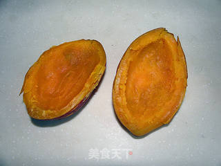 芝士烤番薯的做法步骤:4