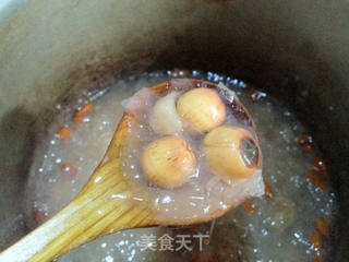 银耳莲子的做法步骤:11