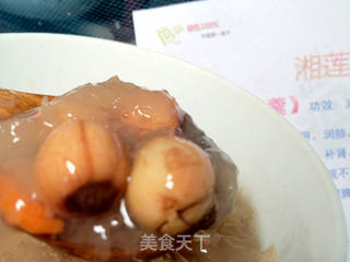 银耳莲子的做法步骤:14