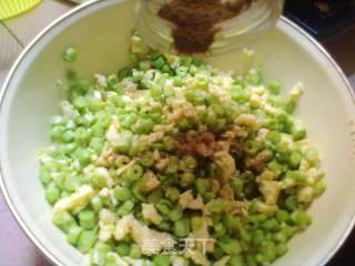 豆角鸡蛋水饺的做法步骤:6