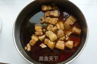 毛豆烧五花肉的做法步骤：6