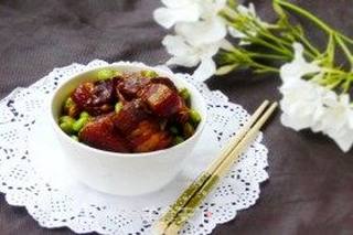 毛豆烧五花肉的做法步骤：9
