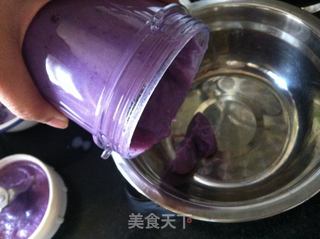 紫薯发糕的做法步骤:3
